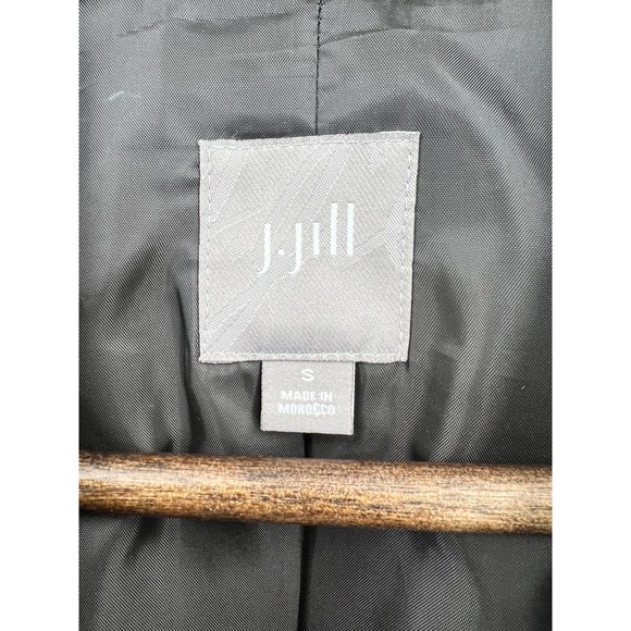 J. Jill Button Down Coat Wool Blend Soft Brown Knit Women's Size Small - Picture 6 of 6